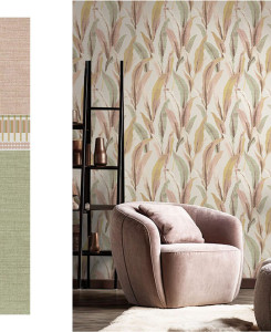 Cristiana Masi Wallpaper - Green and Gray - Arché 39025