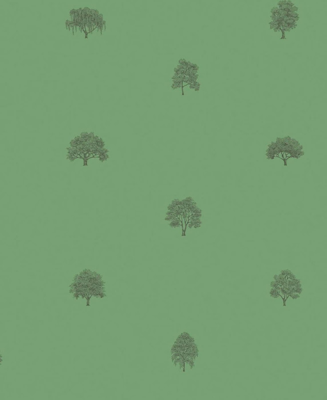 Sandberg Wallpaper - Arboretet - Dark Green