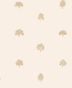 Sandberg Wallpaper - Arboretet - Pink & Gold
