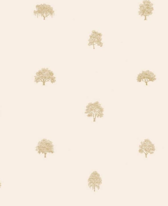 Sandberg Wallpaper - Arboretet - Pink & Gold