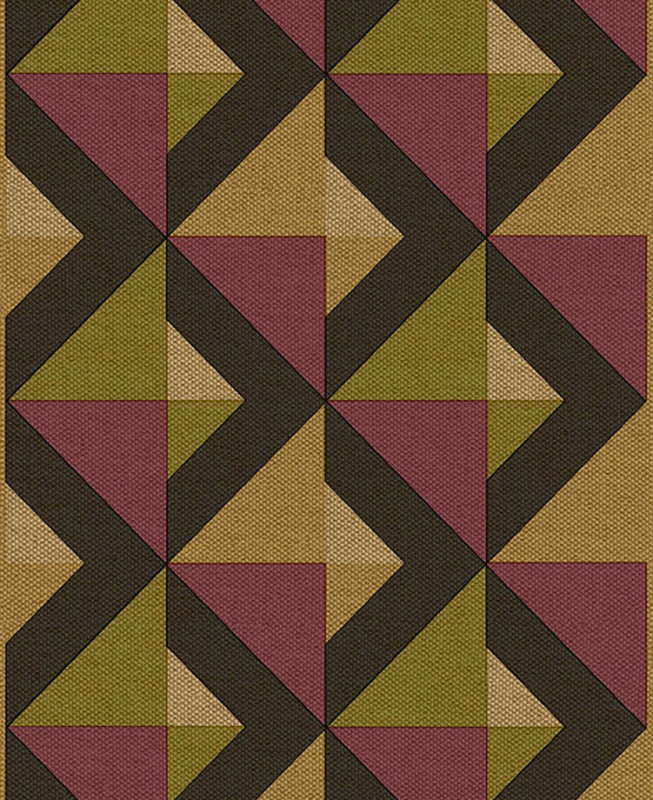 Carta da Parati Cristiana Masi - Verde e Viola - Arché 39099