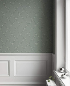 Sandberg Wallpaper - Murgröna - Turquoise