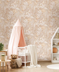 Cristiana Masi Wallpaper - Pink, Gray and Beige - MiniMe 17111