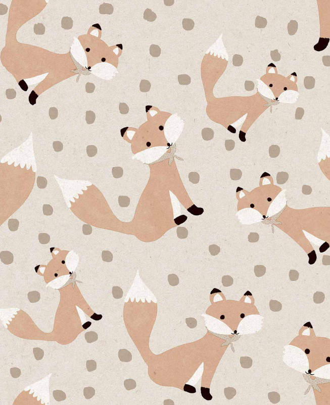 Carta da Parati Cristiana Masi - Beige, Marrone e Bianco - MiniMe 17119