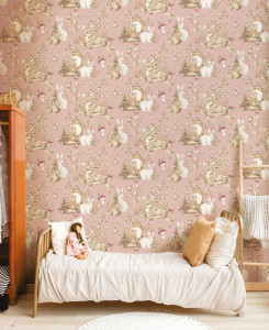 Cristiana Masi Wallpaper - Beige, Green, Blue - MiniMe 17126