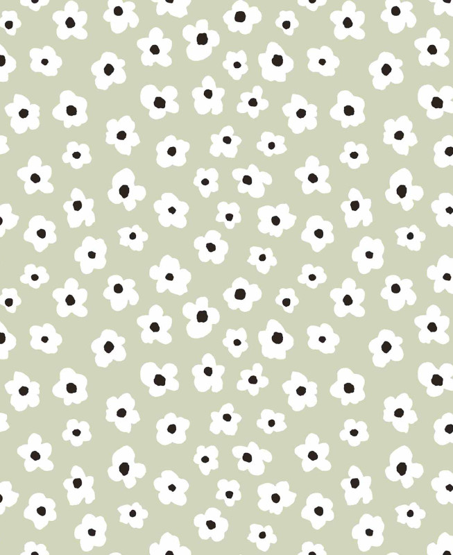 Cristiana Masi Wallpaper - Green, White and Black - MiniMe 17137