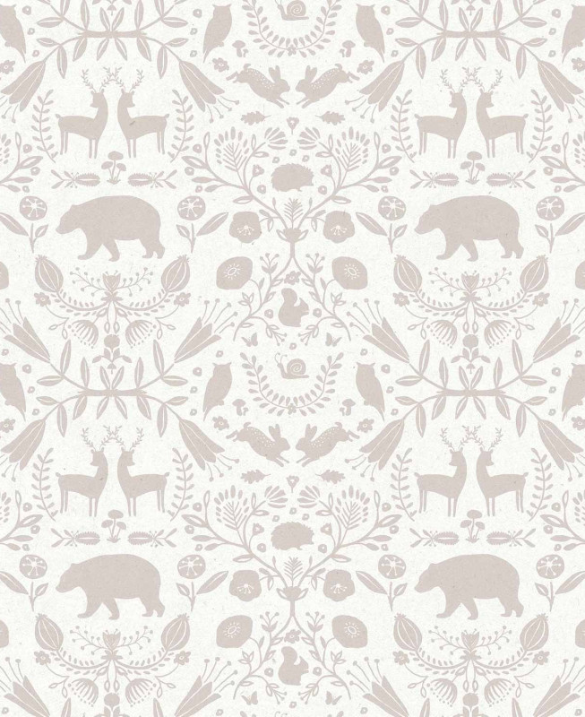 Cristiana Masi Wallpaper - Beige and Gray - MiniMe 17141