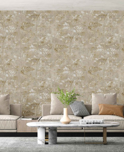 Cristiana Masi Wallpaper - Beige and Gray - Terra  43806