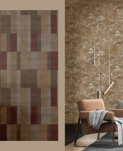 Cristiana Masi Wallpaper - Beige and Gray - Terra  43806
