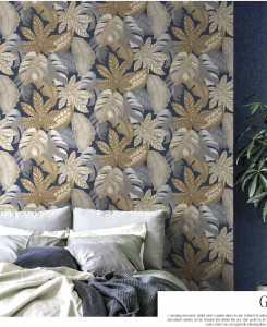 Cristiana Masi Wallpaper - Orange and Beige - Thai 26438