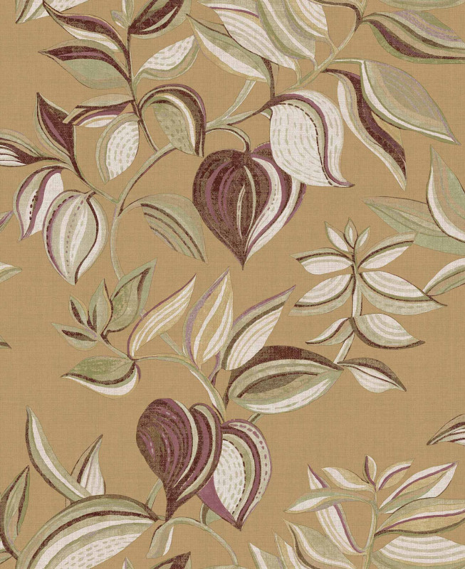 Cristiana Masi Wallpaper - Orange and Beige - Thai 26438