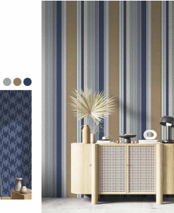 Cristiana Masi Wallpaper - Blue - Thai 26447