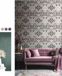 Cristiana Masi Wallpaper - Green - Thai 26467