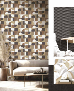 Cristiana Masi Wallpaper - Taupe - Energie 30132