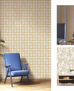 Cristiana Masi Wallpaper - Beige and Taupe - Energie 30143