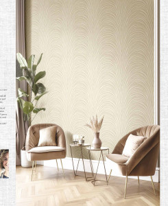 Cristiana Masi Wallpaper - Taupe - Energie 30153