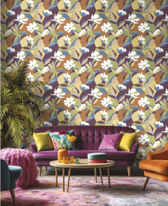 Cristiana Masi Wallpaper - Beige - Energie 30181