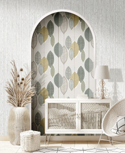 Cristiana Masi Wallpaper - Casamood 27017 - Yellw, Green, Grey & Beige