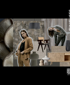 Cristiana Masi Wallpaper - Taupe - Textum 24424