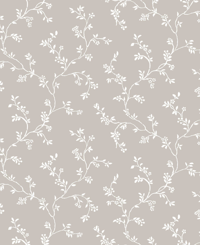 Cristiana Masi Wallpaper - Taupe and Beige - Fiori Country 12351