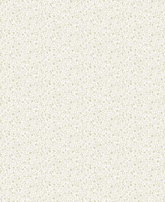 Carta da Parati Cristiana Masi - Beige e Talpa - Fiori Country 12372
