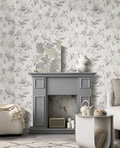 Cristiana Masi Wallpaper - Taupe - Thema 28813