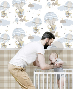 Cristiana Masi Wallpaper - Gray - Happy 14853