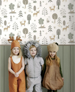 Cristiana Masi Wallpaper - White and Gray - Happy 14857