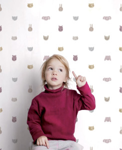 Cristiana Masi Wallpaper - White and Gray - Happy 14857