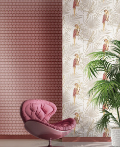 Cristiana Masi Wallpaper - Casamood 27004 - Pink, Green, White & Gold