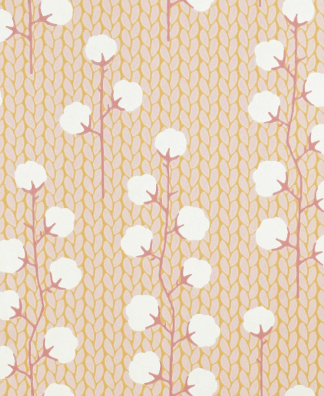 Majvillan Wallpaper - Sweet Cotton - Soft Pink