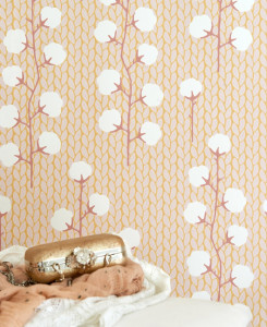 Majvillan Wallpaper - Sweet Cotton - Soft Pink