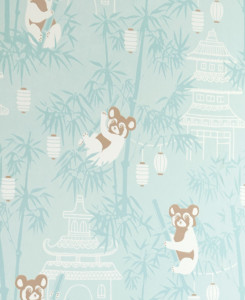 Majvillan Wallpaper - Bambu - Turquoise