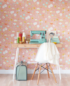 Majvillan Wallpaper - Bloom - Pink