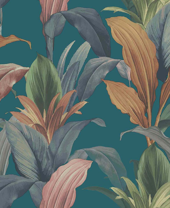 Cristiana Masi Wallpaper - Beige, Green, Pink, Multicolor -  Botany House 15515