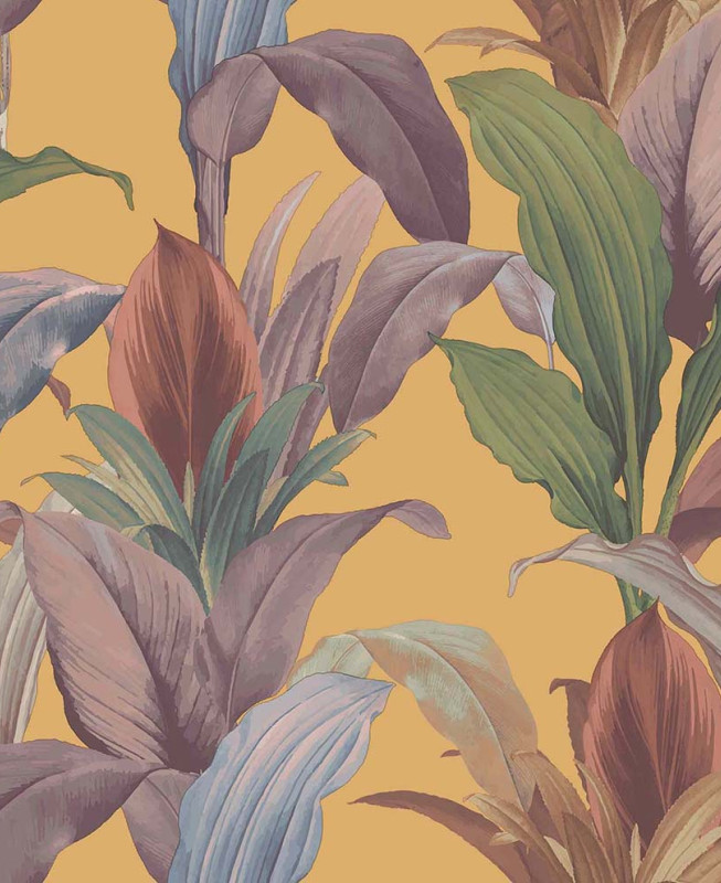 Cristiana Masi Wallpaper - Yellow, Green, Pink, Multicolor -  Botany House 15517