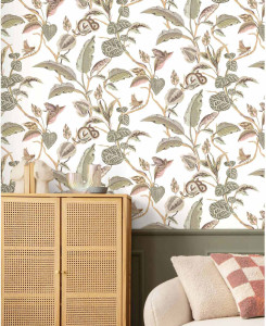 Cristiana Masi Wallpaper - Black, Green, Blue, Multicolor -  Botany House 15519