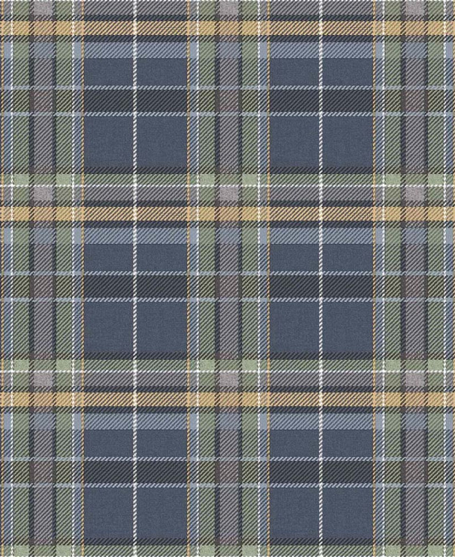 Cristiana Masi Wallpaper - Gray, Taupe, Red, Blue -  Botany House 15579