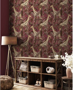 Cristiana Masi Wallpaper - Gray -  Botany House 15586