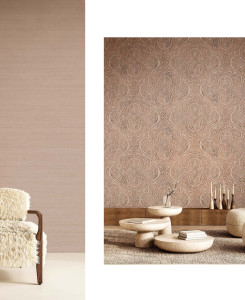 Cristiana Masi Wallpaper - Beige and Taupe - Aura 42202