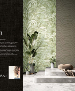 Cristiana Masi Wallpaper - Pink - Aura 42234