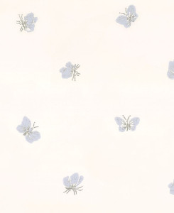 Cole & Son Wallpaper - Peaseblossom - Cream & Violet