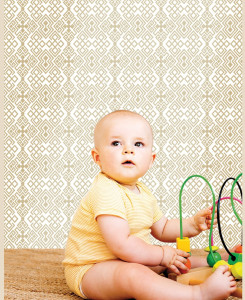 Cristiana Masi Wallpaper - Mondo Baby 13055 - Yellow & White