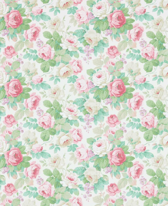 Sanderson Wallpaper - Chelsea - Pink & Green