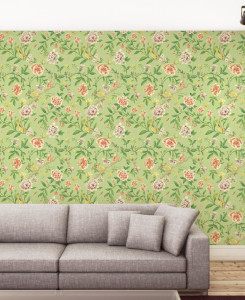 Sanderson Wallpaper - Porcelain Garden - Green