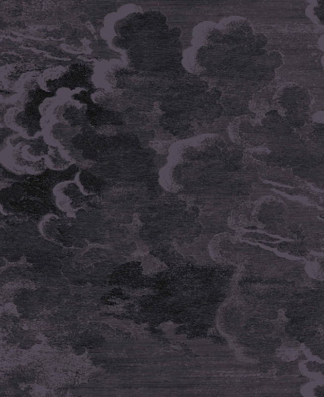 Fornasetti Senza Tempo Wallpaper - Nuvolette - Stone
