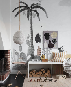 Sandberg Customized Wallpaper - Wilton - Black & White
