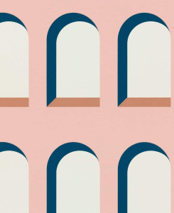 Sandberg Wallpaper - Marie - Pink