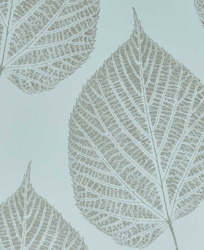 Harlequin Wallpaper - Leaf - Light Blue