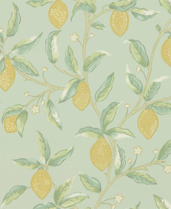 Morris Wallpaper - Lemon Tree - Yellow & Green
